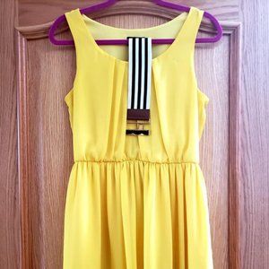 Yellow iZ Byer dress with belt